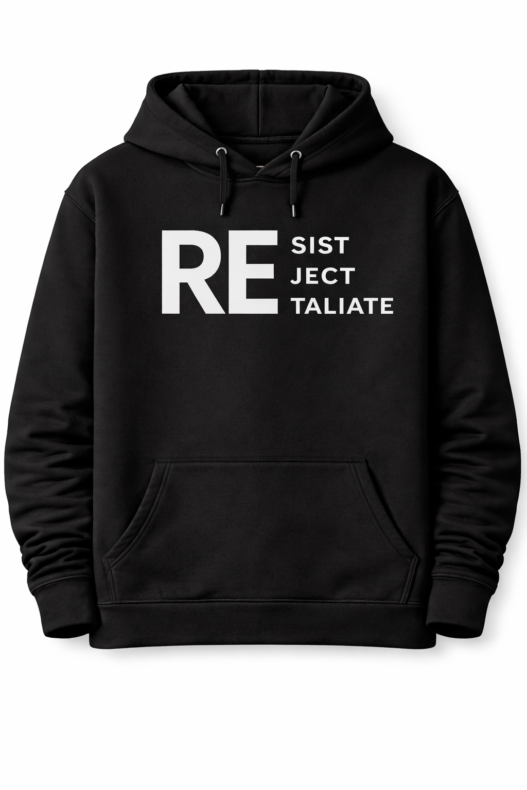 RE Hoodie – Resist Collection - Palestinian heritage sticker